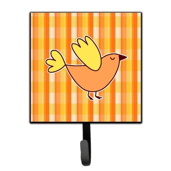 Bird on Orange Plaid Leash or Key Holder, Carolines Treasures, Mfr#: BB6832SH4